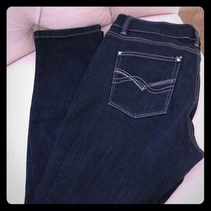 WHBM Slim leg, 12R dark denim jeans